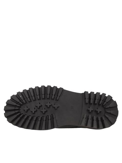 Stringate in pelle e camoscio ELVIO ZANON | ET0102X STELLA+SUEDE+SUOLANERO-THYME